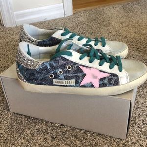 Golden Goose Superstar Leopard Ice